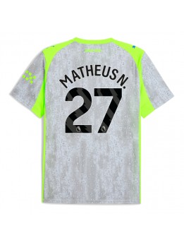 Manchester City Matheus Nunes #27 Replika Tredje Kläder 2025-26 Kortärmad